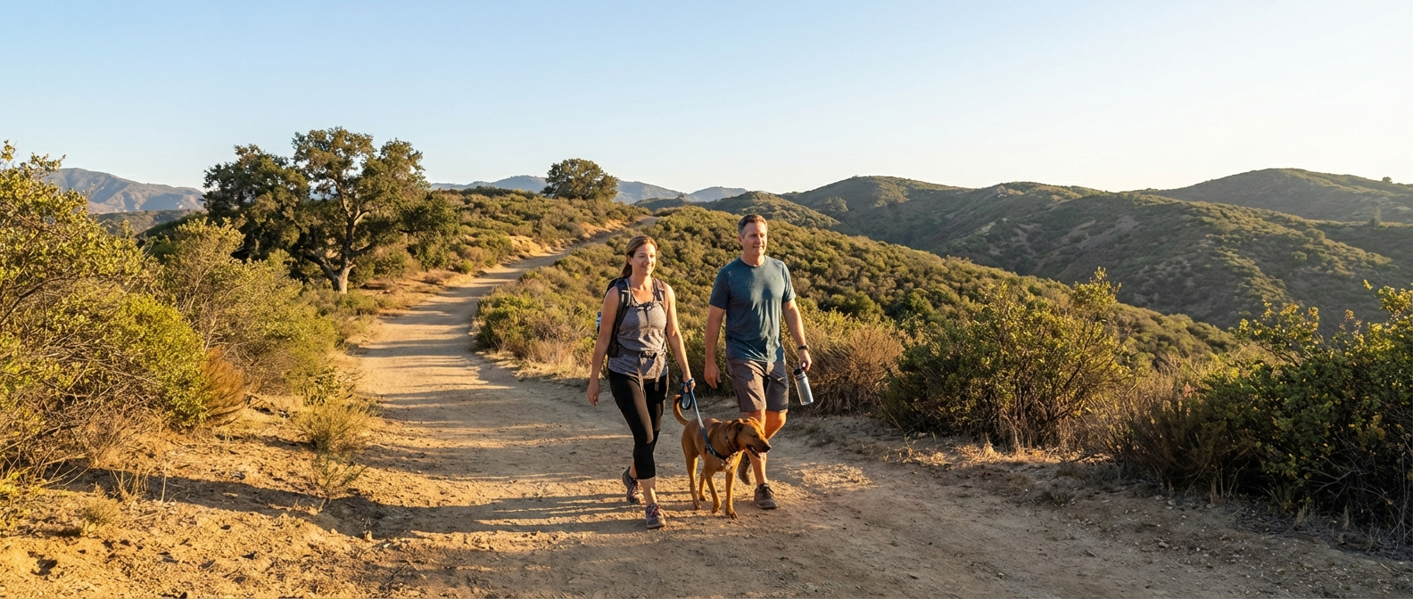dog-friendly trails Inland Empire
